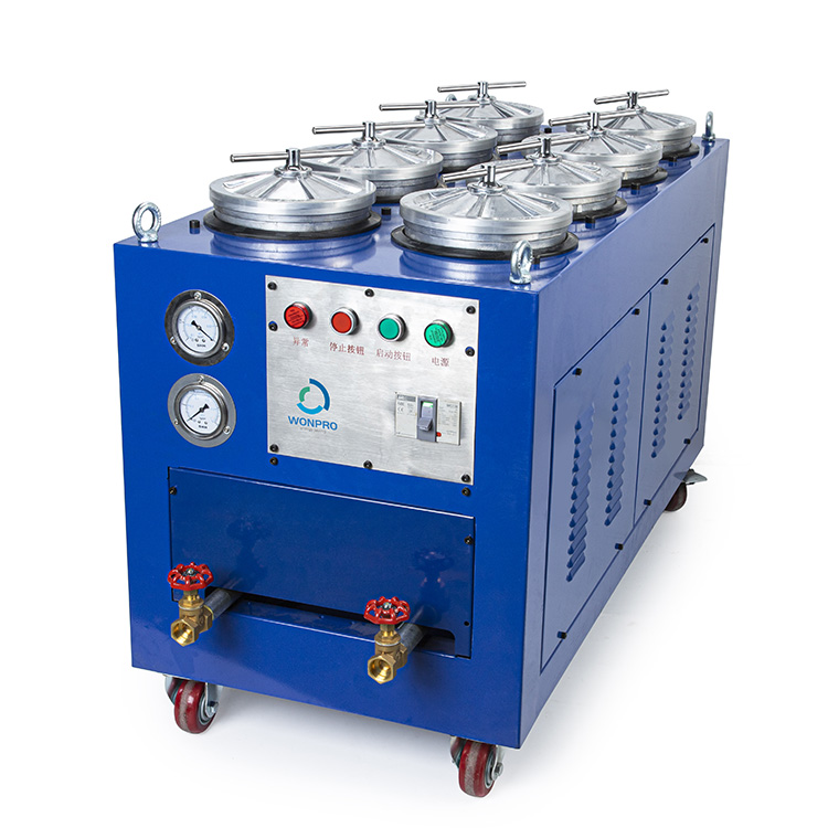 8R Water Glycol Oil Mobile Ölfiltermaschine